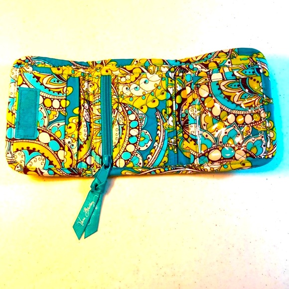 Vera Bradley Tri-Fold Wallet in Peacock - Picture 3 of 9